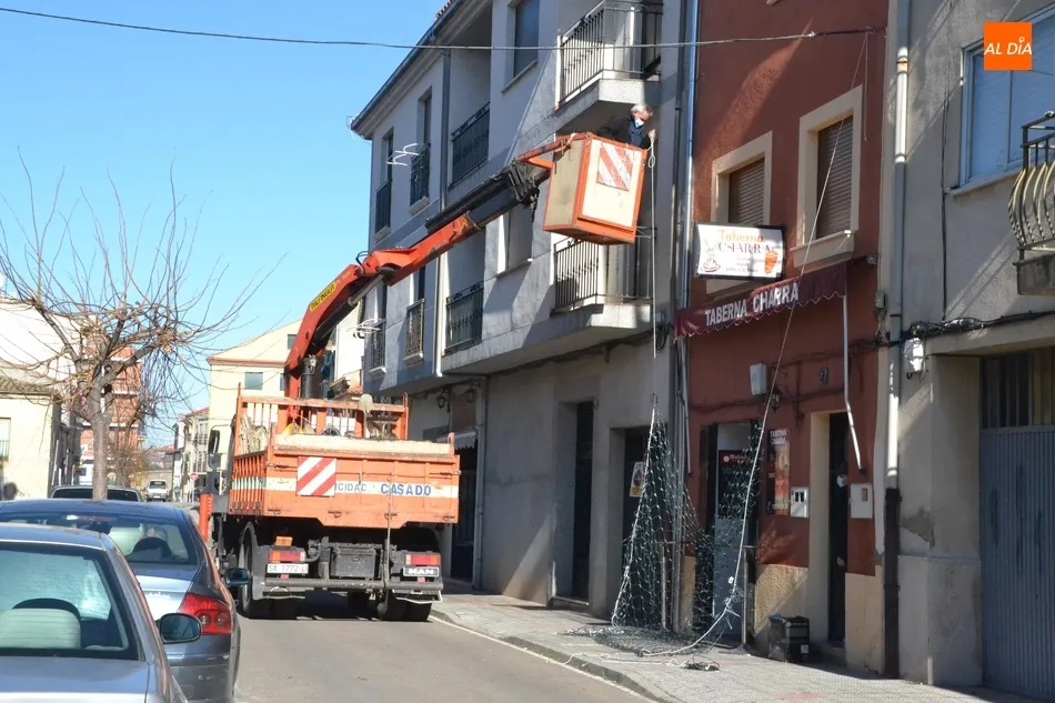 Ciudad Rodrigo dice adiós al look navideño, este año sin relevo carnavalero  
