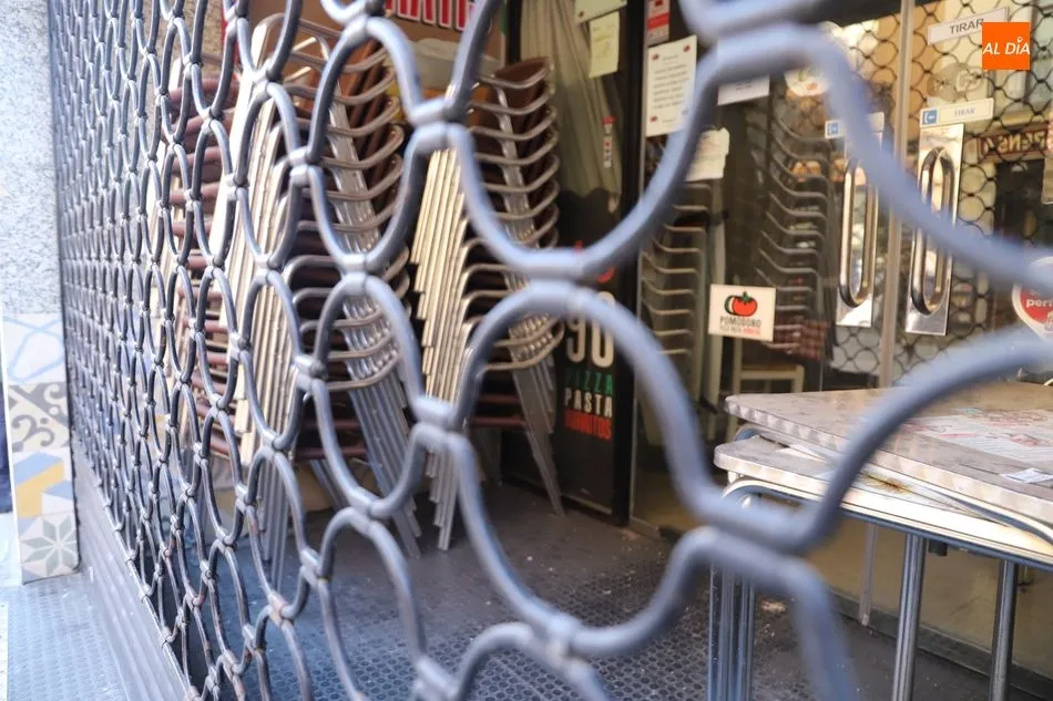 Un negocio salmantino cerrado - Archivo