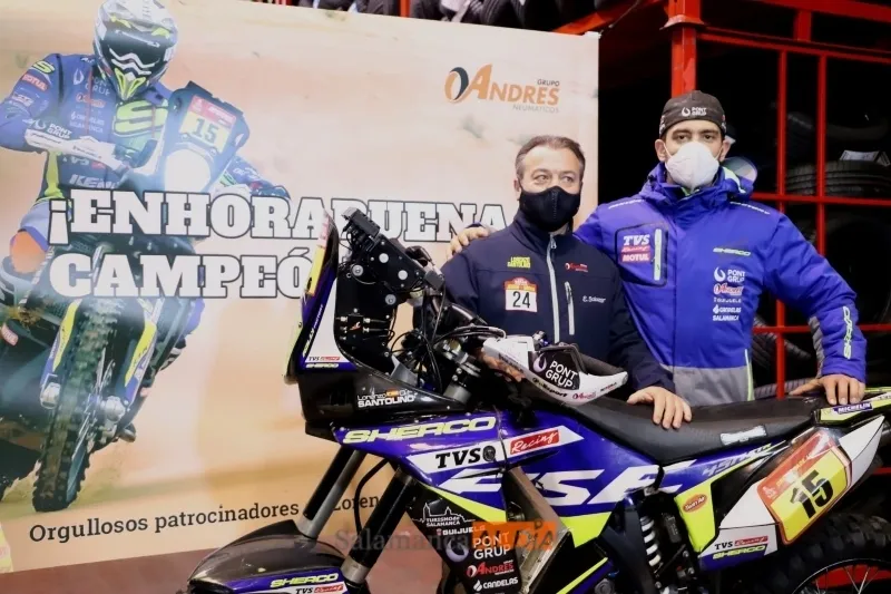 Foto 4 - Santolino, tras ser sexto en el Dakar: &ldquo;Cruc&eacute; la meta y fue una liberaci&oacute;n. Es un gran...