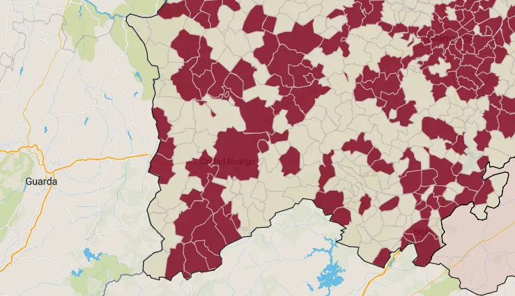Ya son 20 las localidades de la comarca de Ciudad Rodrigo que se encuentran en riesgo ‘Muy...
