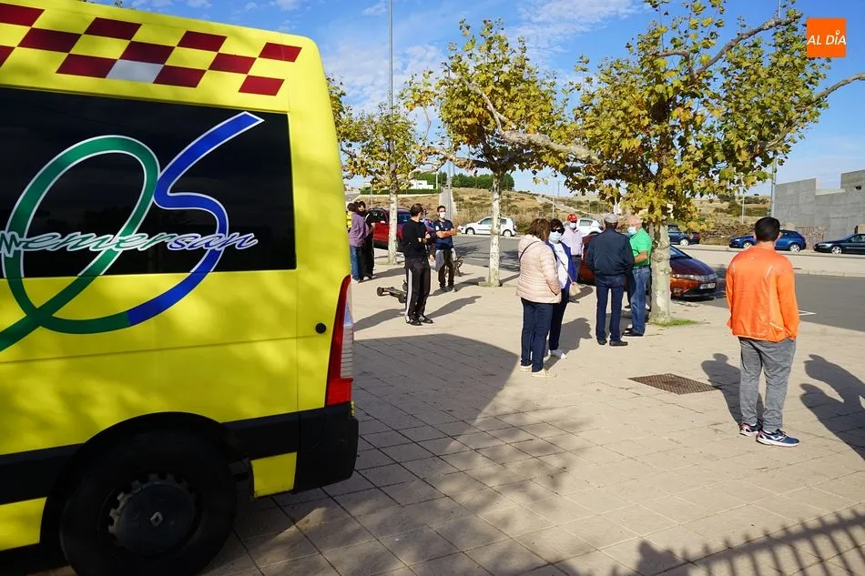 Foto de archivo del primer cribado masivo que se realizó en Guijuelo