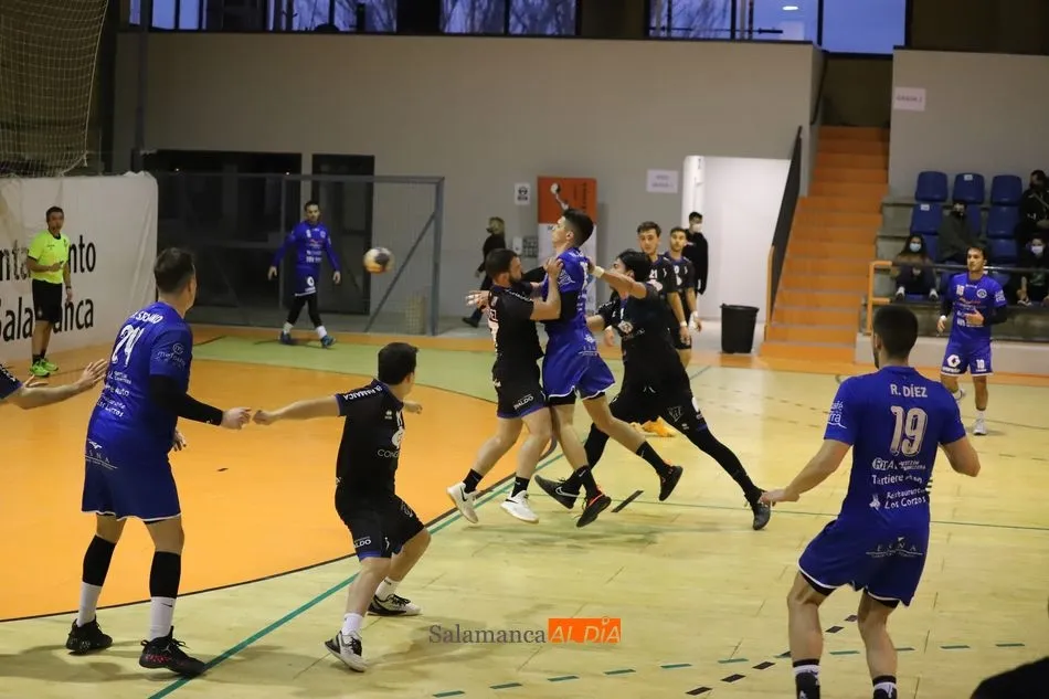 El BM Salamanca, en el duelo con el Unión Financiera