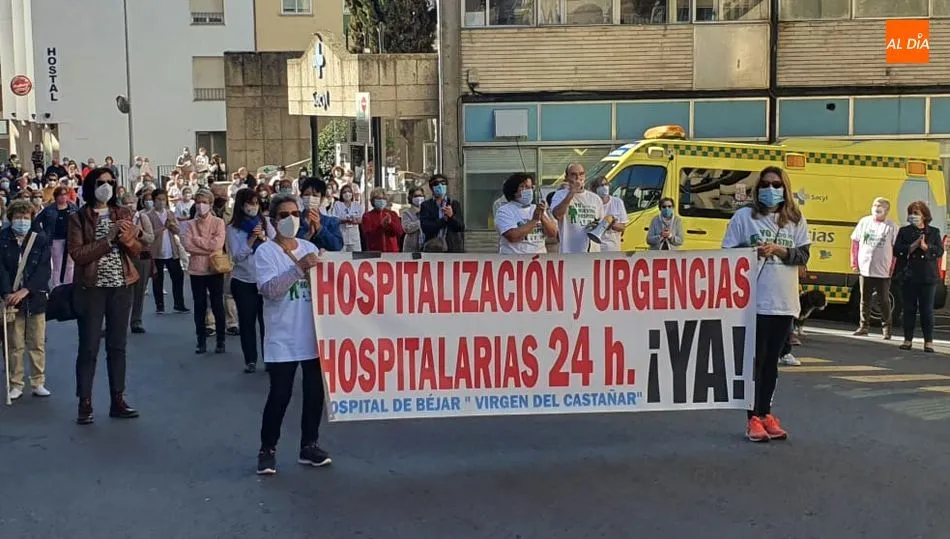 Vuelve a trasladarse a Salamanca todo el personal sanitario del Hospital de Béjar