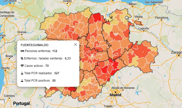 La comarca de Ciudad Rodrigo vive otra pésima jornada con múltiples récords negativos  
