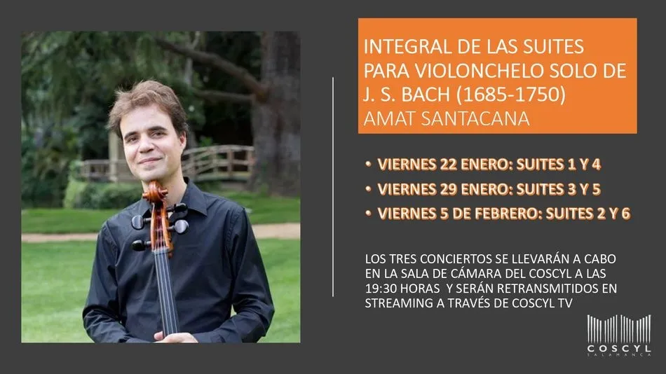 Foto 2 - El COSCYL ofrece esta semana una conferencia y el primer concierto las suites de violonchelo