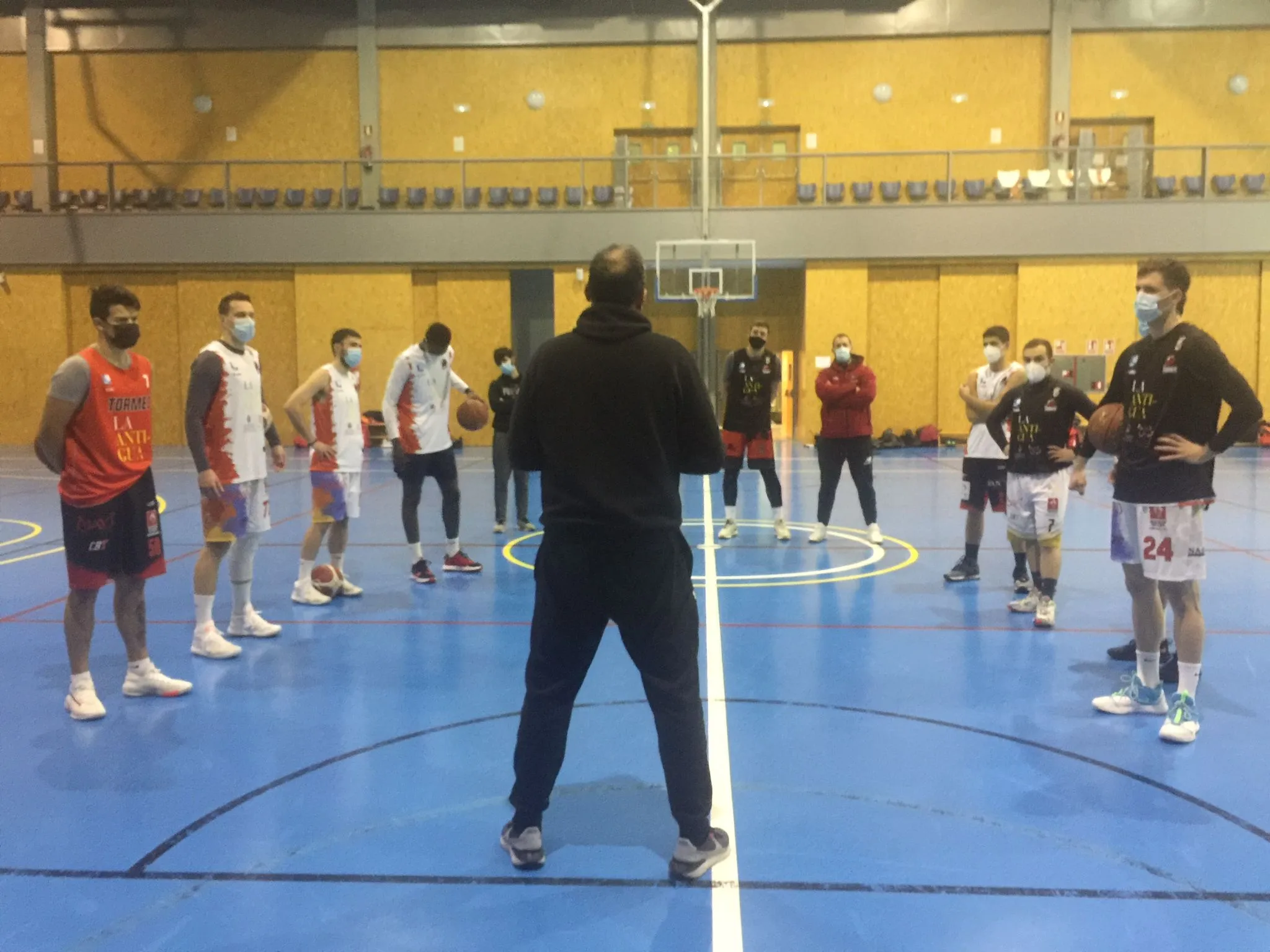 Un entrenamiento del CB Tormes