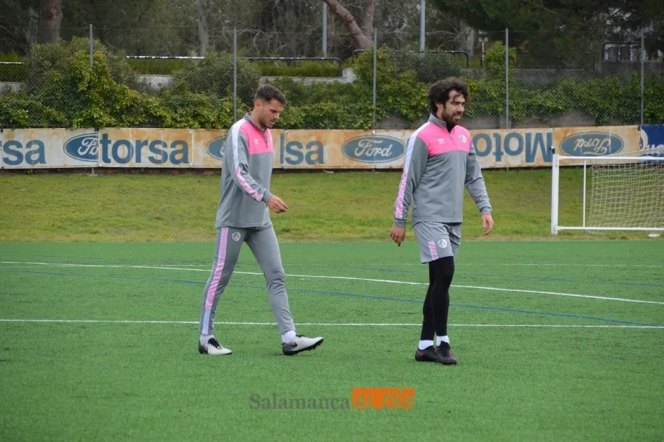 Foto 9 - Primer entrenamiento de &Aacute;lex Camacho con el Salamanca UDS