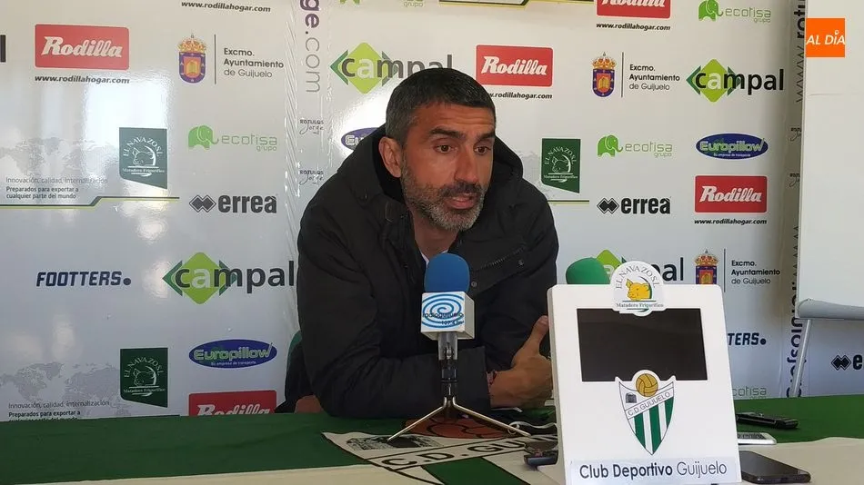 Marcos Montes en la rueda de prensa de hoy - K.R.