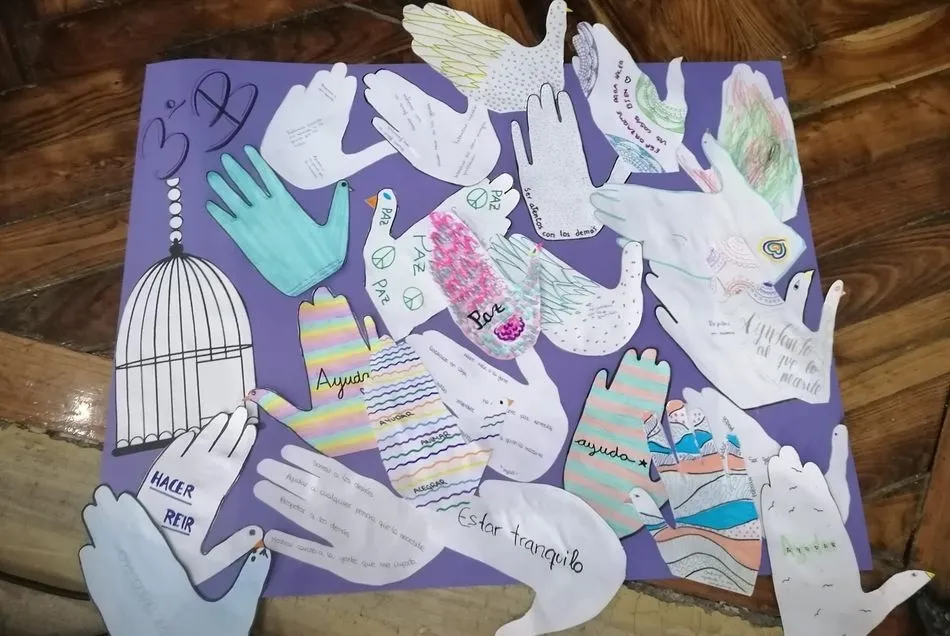 Celebración del Día de la Paz en Maristas