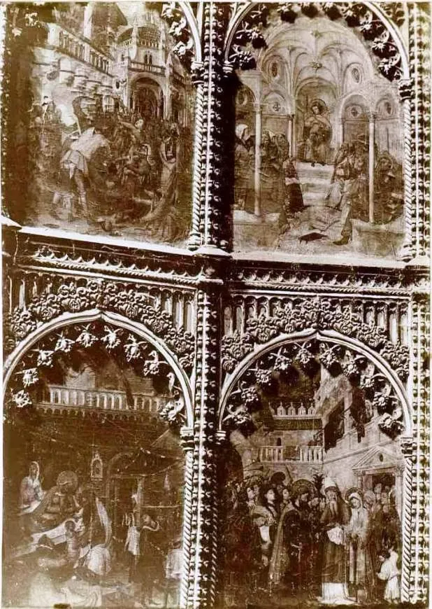 Foto 3 - Pinturas en el retablo mayor de la Catedral Vieja  