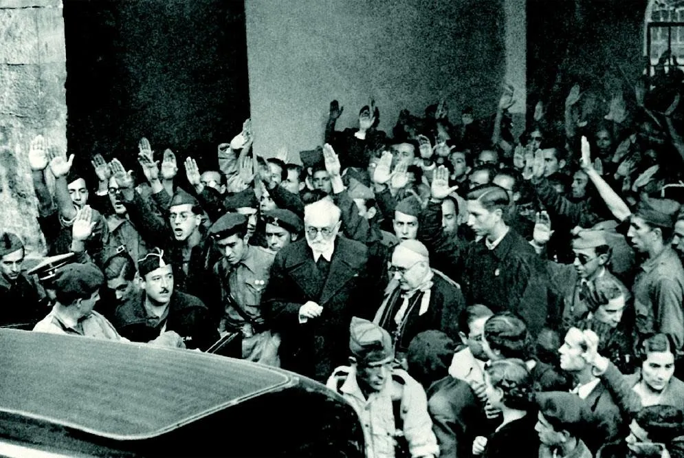 Foto 2 - Unamuno y su respaldo a la Segunda Rep&uacute;blica