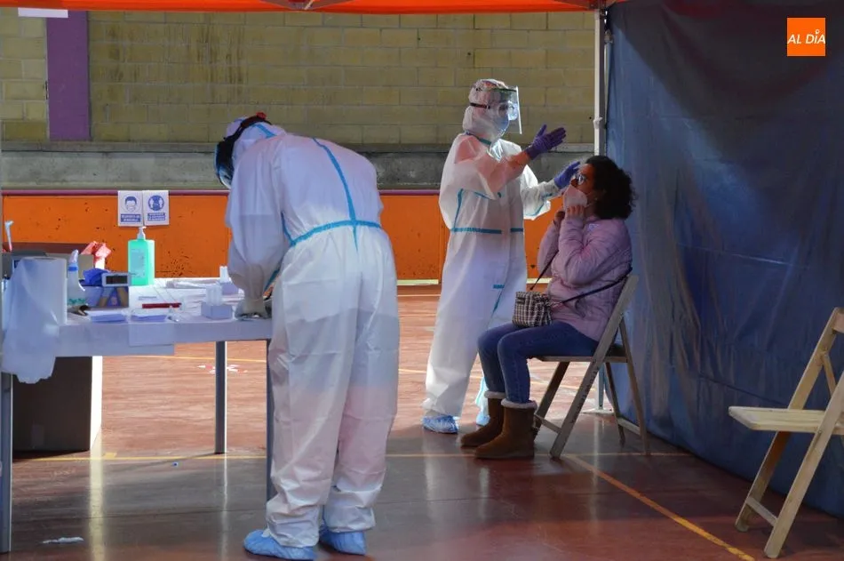 Foto de archivo del cribado masivo realizado en Ledesma