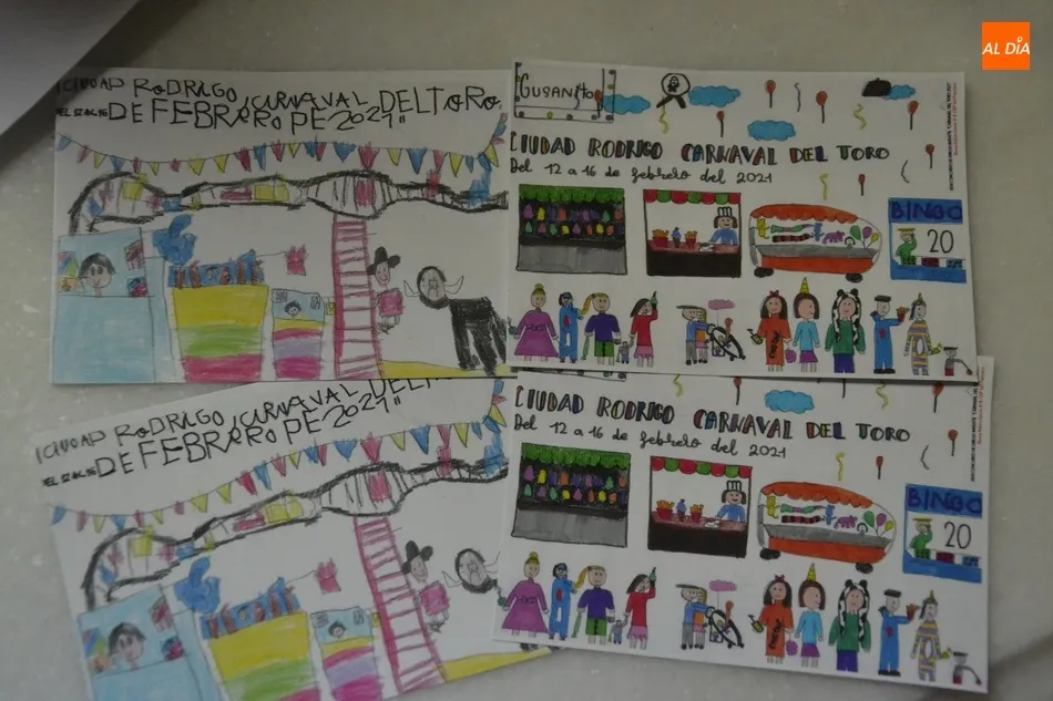 Foto 2 - Disponibles las pegatinas de los dibujos ganadores del Concurso Infantil del Carnaval 2021  