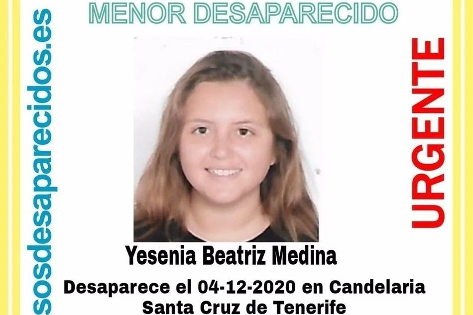 Una de las adolescentes desaparecidas en Tenerife