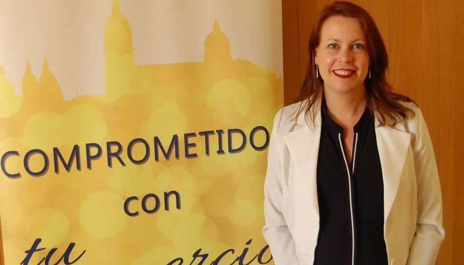 Soledad Gómez, presidenta de la asociación de comerciantes Asecov