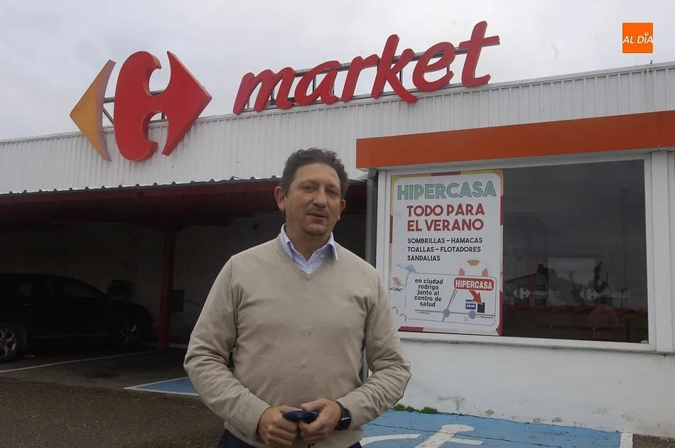Juan Luis Bravo Gerente Carrefour Marqket Gildo en Fuentes de Oñoro