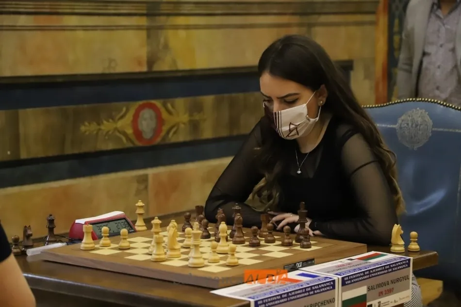 Una jugadora, durante una partida / Lydia González