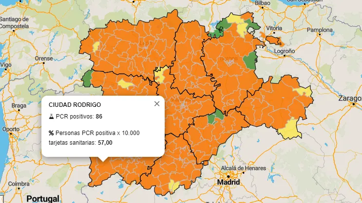 La comarca suma 7 positivos pero continúa a buen ritmo el descenso de la incidencia acumulada  