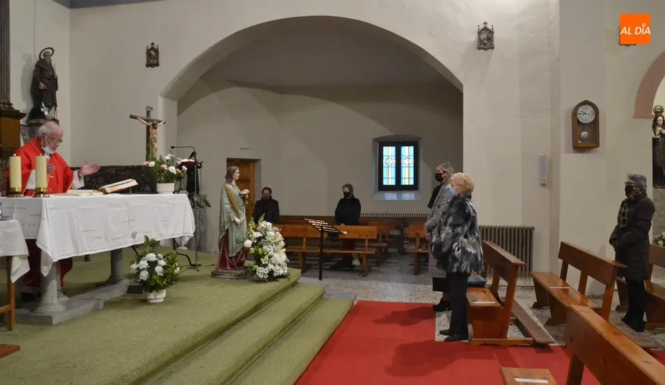 La Parroquia de Santa Marina acoge una celebración ‘en familia’ de Santa Águeda  