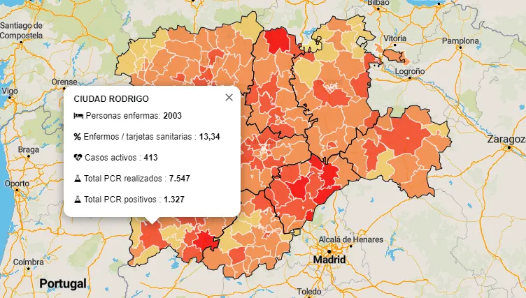 Baja de 100 por 1ª vez desde el 10 de enero la cifra de positivos en la comarca en los últimos 7...