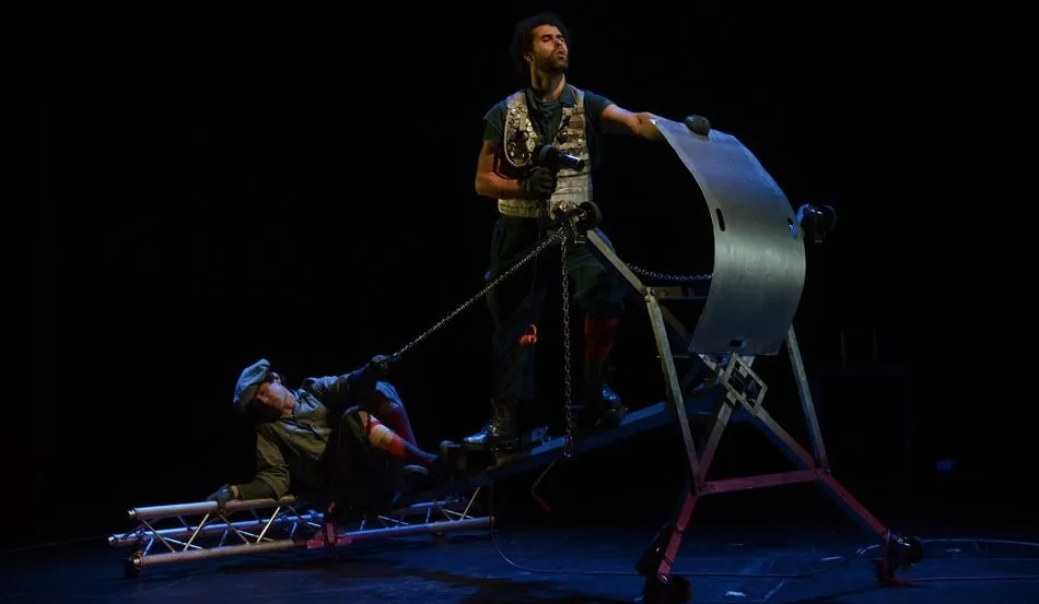 Una de las escenas de El viaje de Ulises, a cargo de la compañía de teatro Gorakada