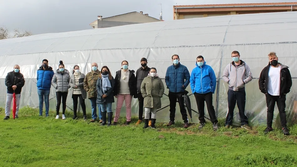 Diez personas inician la nueva acción formativa en desbroce y agricultura ecológica de Cáritas  