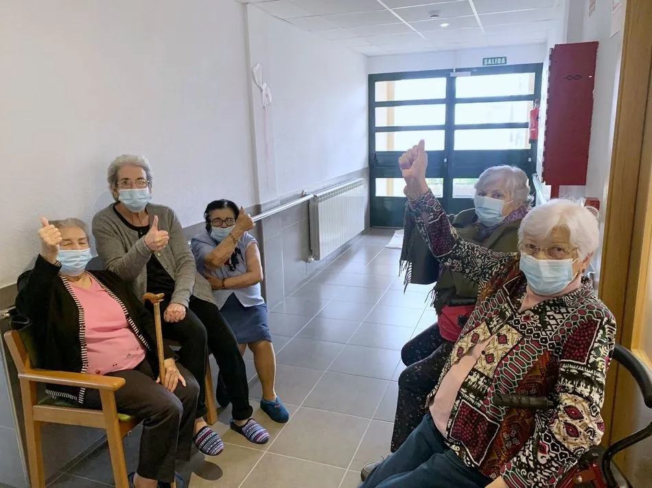 Residentes de las residencias Mondeilex