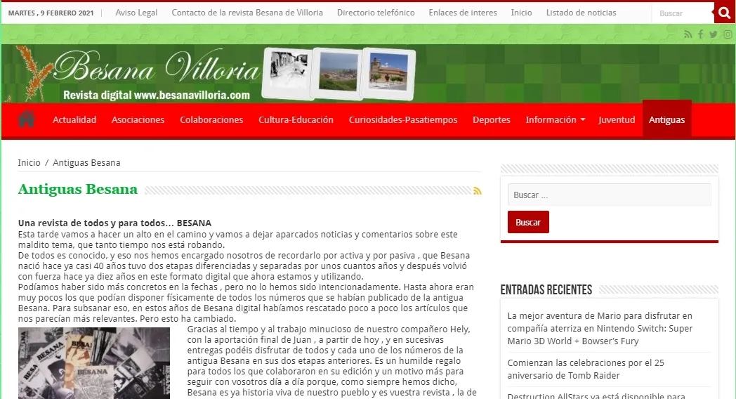 La Revista Digital Besana Villoria cumple once años