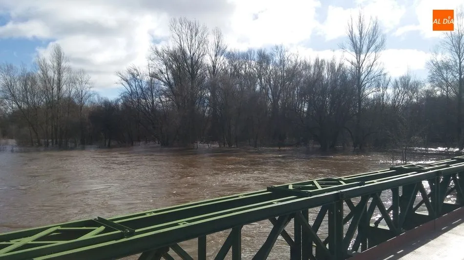 Foto 5 - Impresionante crecida del r&iacute;o Tormes a su paso por Almenara&nbsp;