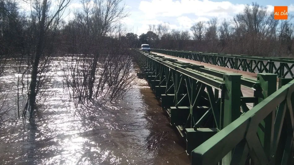 Foto 3 - Impresionante crecida del r&iacute;o Tormes a su paso por Almenara&nbsp;