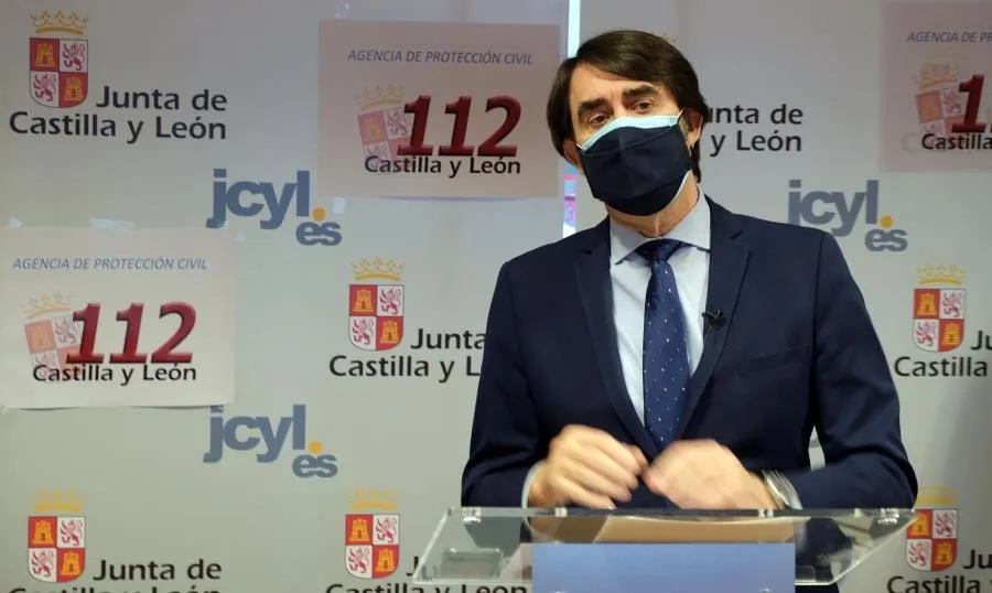 El consejero de Fomento y Medio Ambiente de la Junta de Castilla y León, Juan Carlos Suárez-Quiñones. Foto JCYL