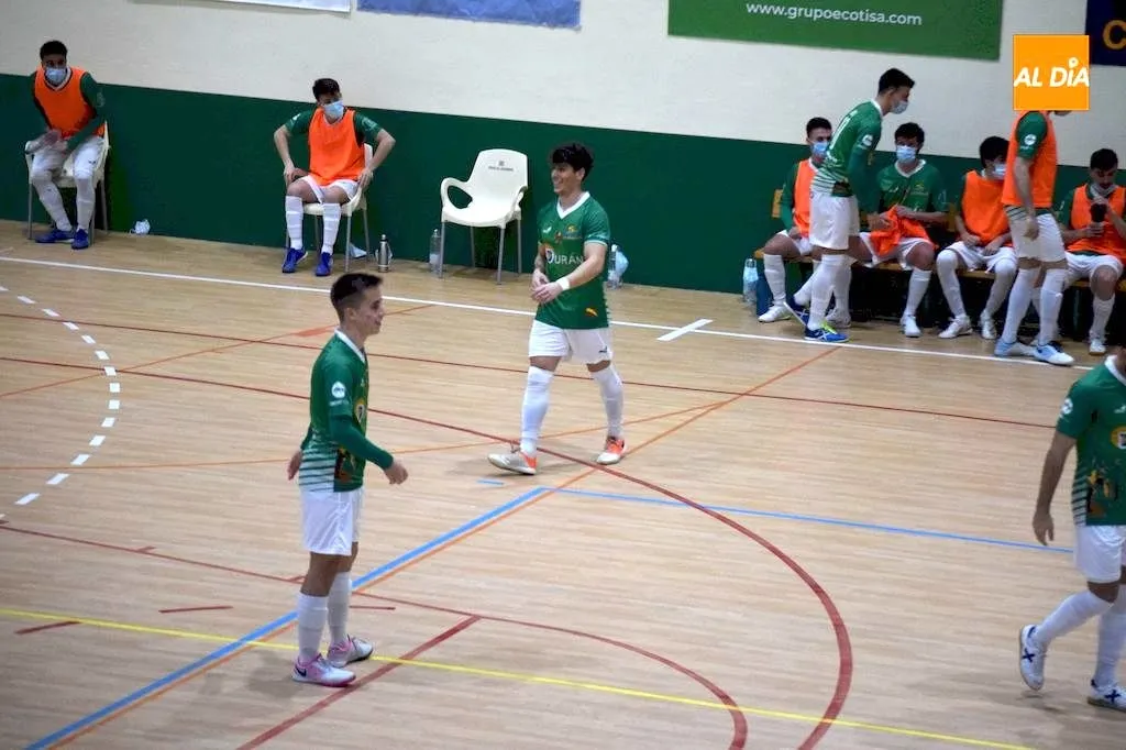 Jugadores del Piensos Durán Albense durante un encuentro / Pedro Zaballos