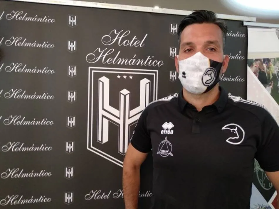 Hernán, en una rueda de prensa anterior