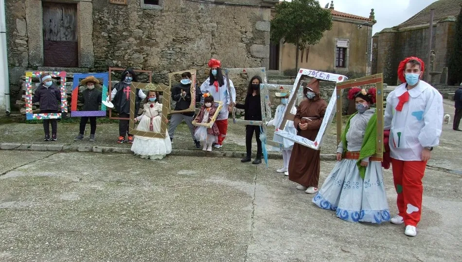 Los escolares protagonizaron cuadros de grandes pintores