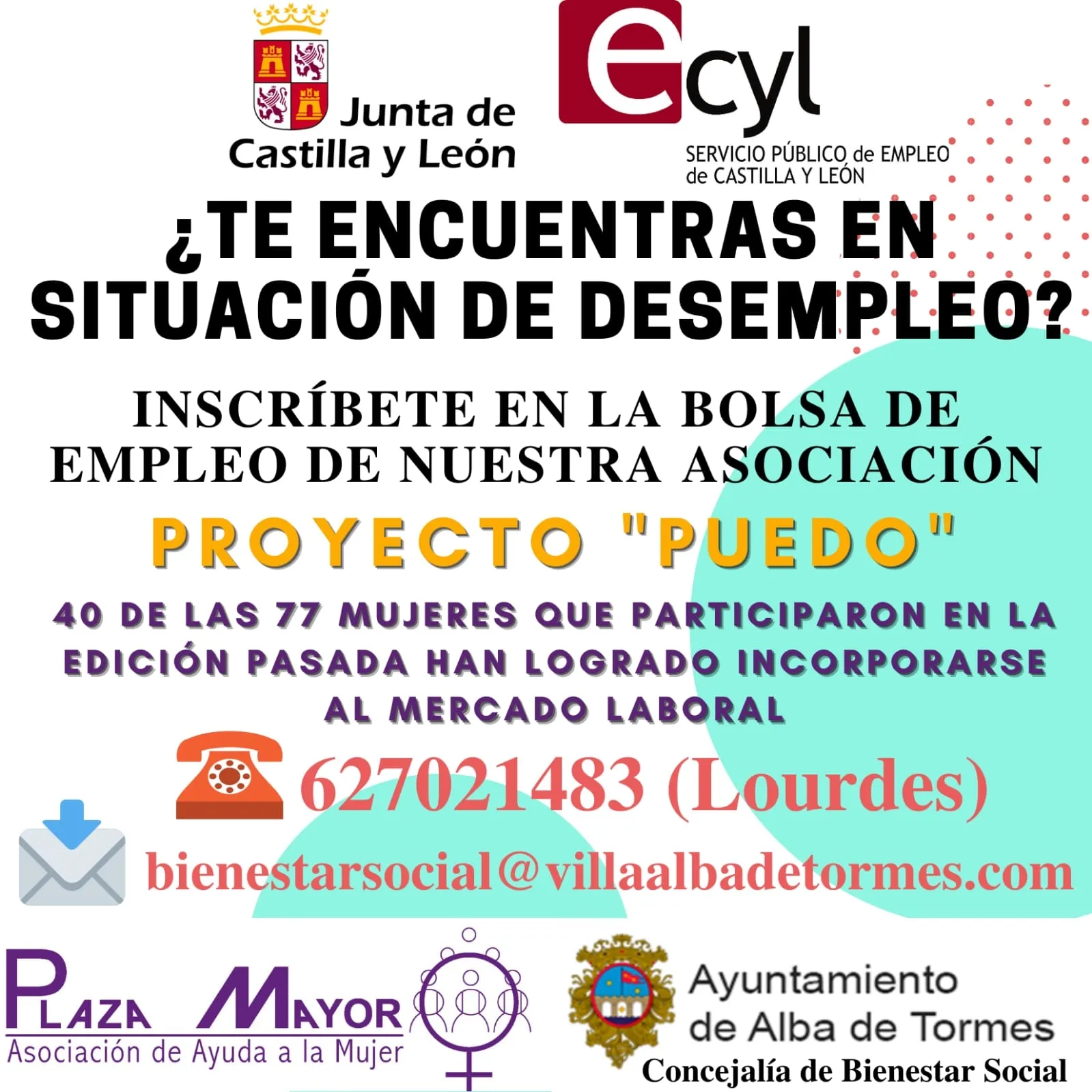 Foto 2 - Ayuntamiento de Alba de Tormes y ECYL apuestan por la mejora en la b&uacute;squeda de empleo entre las...