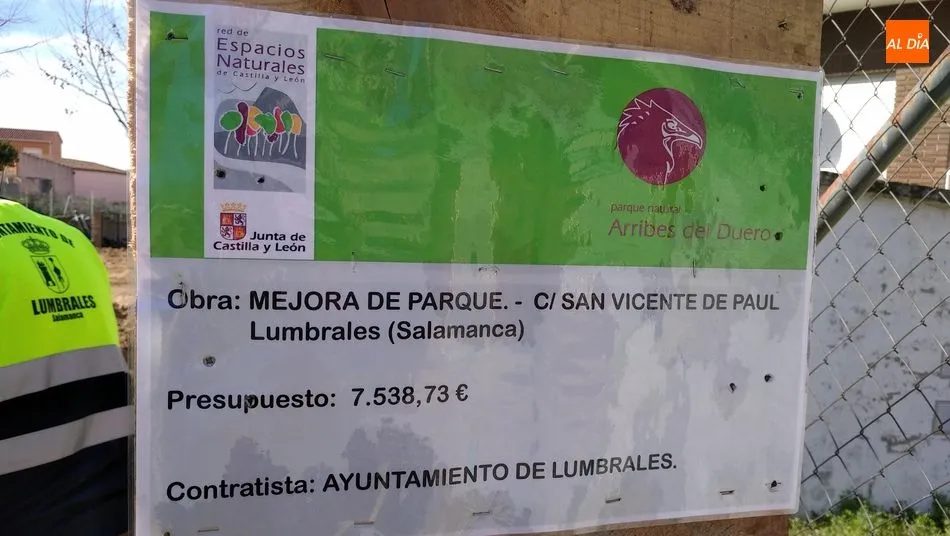 Foto 5 - El Ayuntamiento de Lumbrales reforma el parque del circuito biosaludable