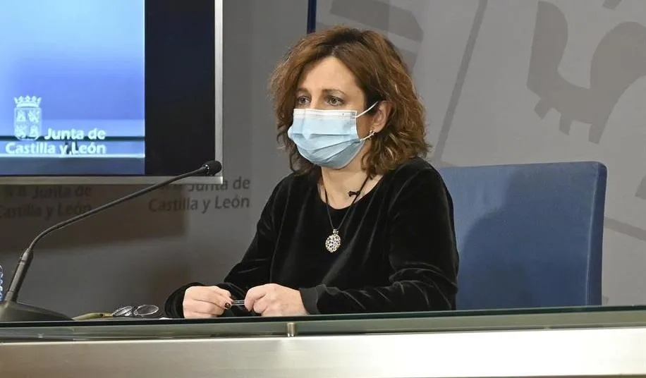  La directora general de Función Pública de Castilla y León, Paloma Rivero, durante la rueda de prensa. Foto JCYL