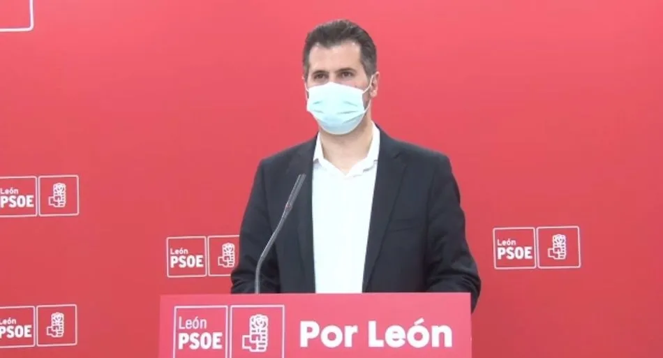 El secretario general del PSOE de Castilla y León, Luis Tudanca