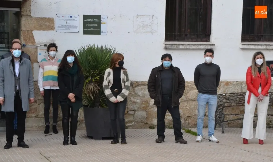 Foto 3 - Comienza la acci&oacute;n &lsquo;Patrimonio Ciudad Rodrigo&rsquo; con 10 alumnos-trabajadores  