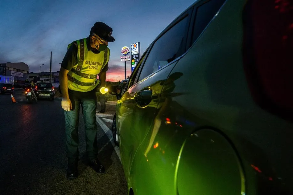 Dispositivo de la Guardia Civil de Tráfico en una imagen de archivo. Foto: EP