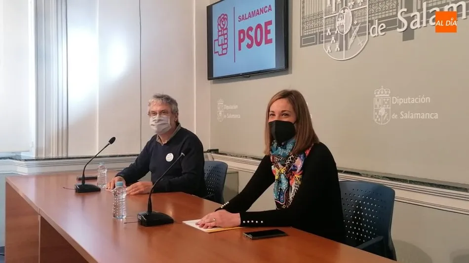 Fernando Rubio y Beatriz Martín durante su comparecencia en la rueda de prensa / FOTO: LYDIA GONZÁLEZ