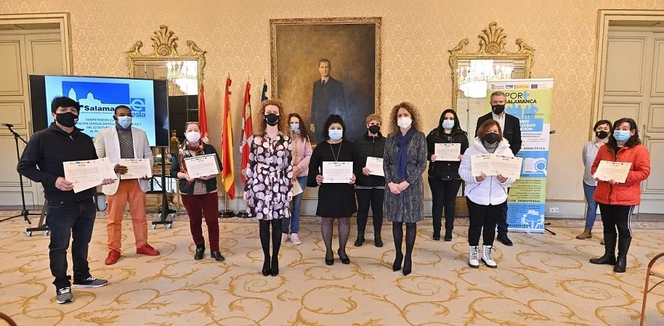 Entrega de los diplomas del itinerario formativo ‘Competencias Clave: comunicación en Lengua Castellana’