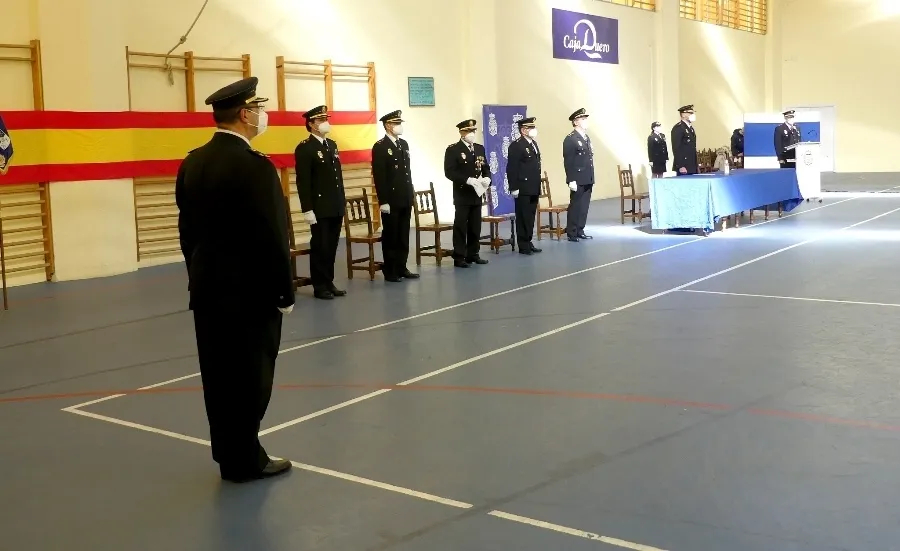 Foto 2 - Acto de jura en Salamanca para tres nuevos inspectores de la Polic&iacute;a Nacional