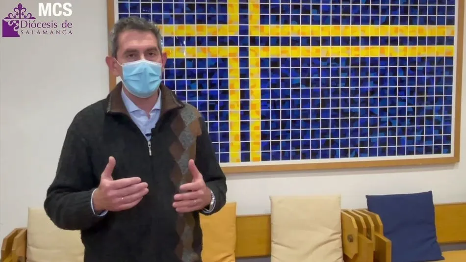 Ignacio González en la entrevista concedida a la Diócesis de Salamanca - Captura de pantalla