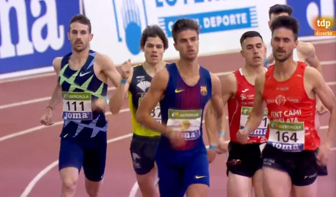 Foto 2 - &Aacute;lvaro de Arriba se mete en la final del Nacional Indoor con cierto esfuerzo en la &uacute;ltima vuelta  