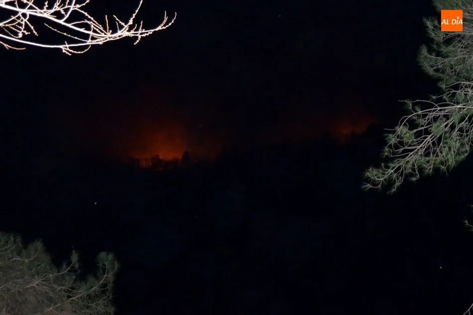 Foto 2 - Declarado un incendio en la zona de Las Cuadrillas de El Casta&ntilde;ar