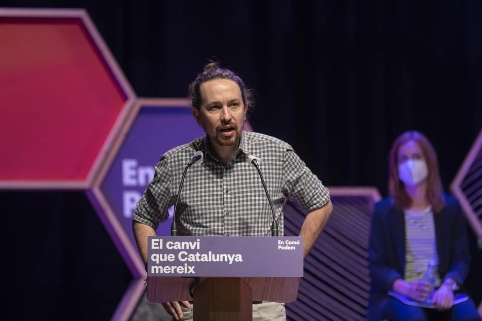 El secretario general de Podemos y vicepresidente segundo del Gobierno, Pablo Iglesias, - Lorena Sopêna i Lòpez - Europa Press