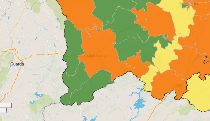 La comarca de Ciudad Rodrigo ya tiene en verde 5 de sus 7 zonas básicas de salud  