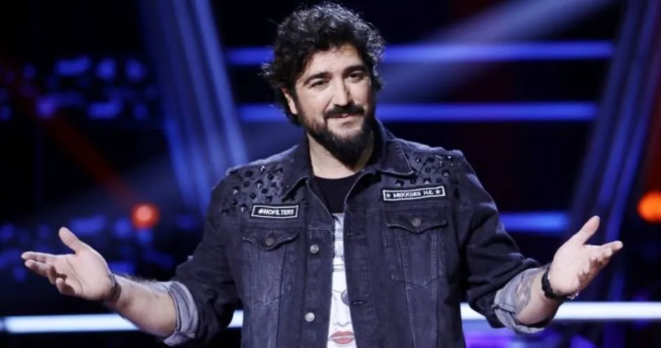 Antonio Orozco en el escenario de La Voz . Foto EP