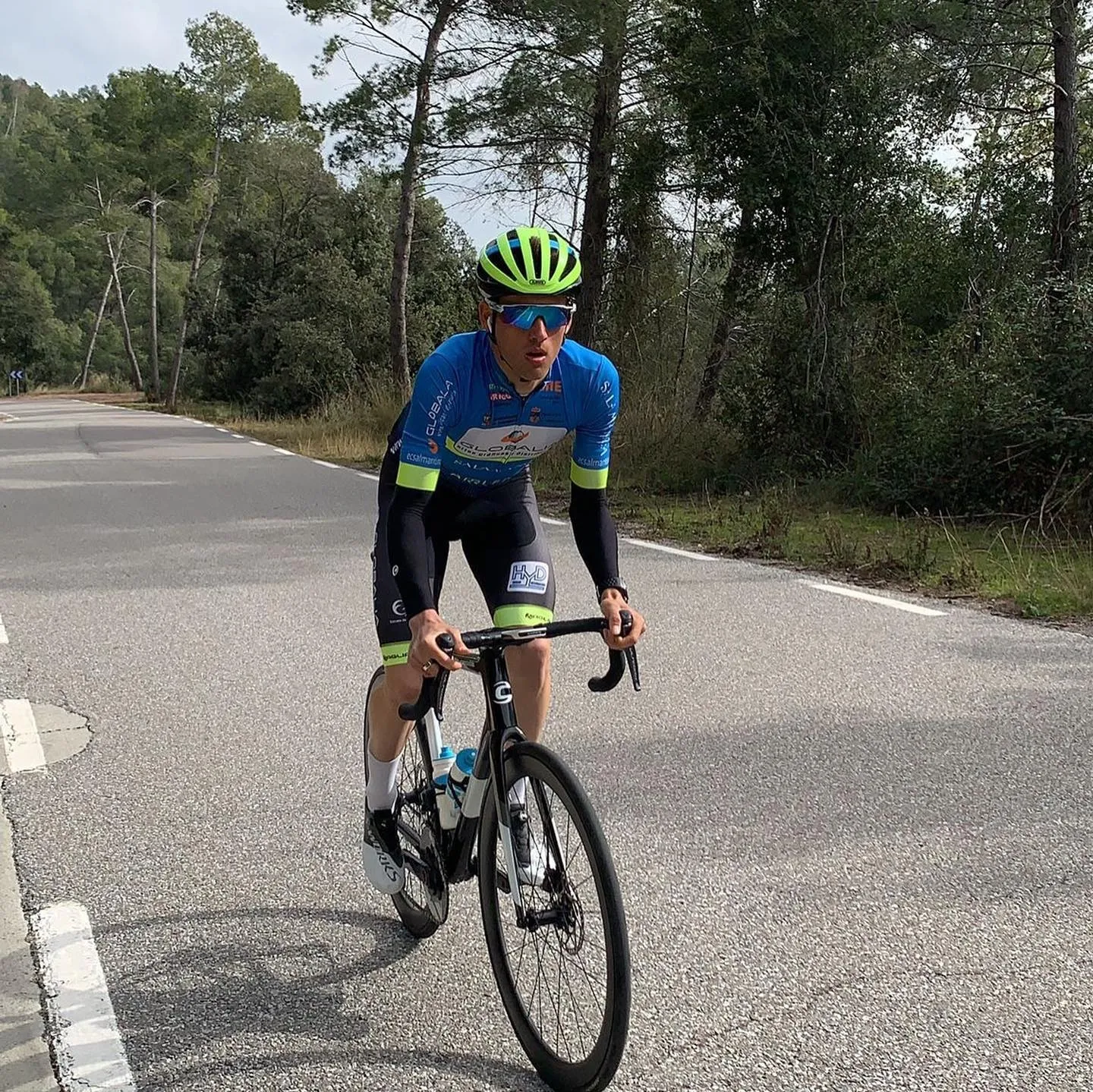 Antonio Pereñíguez Pascual, en la bici